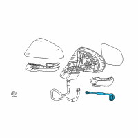 OEM 2022 Lexus RX350 Lamp Assembly, Side Turn Diagram - 81740-78010