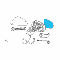 OEM 2020 Lexus RX350L Mirror Outer, LH Diagram - 87961-0E250