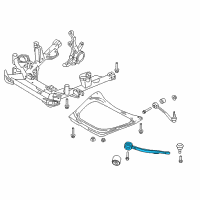 OEM BMW X5 Rubber Mounting Right Tension Strut Diagram - 31-12-6-769-718