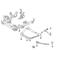 OEM 1993 BMW 750iL Steel Rubber Mounting Diagram - 31-12-1-124-622