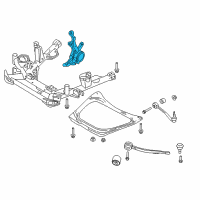 OEM 2006 BMW X5 Left Carrier Diagram - 31-21-6-761-575