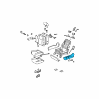 OEM 2005 Toyota Sequoia Cushion Shield Diagram - 71812-0C050-B0