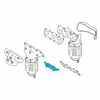 OEM 2007 Hyundai Santa Fe Cover-Exhaust Manifold, LH Diagram - 28526-3C110