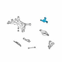 OEM 2003 Infiniti FX35 Rear Right Suspension Arm Assembly Diagram - 55501-CG000