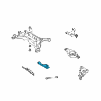 OEM Infiniti FX45 Rear Suspension Front Lower Link Complete Diagram - 551A1-CM80A