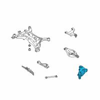 OEM 2003 Infiniti FX45 Housing-Rear Axle, RH Diagram - 43018-CG000