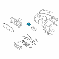 OEM Chevrolet Aveo5 Mirror Switch Diagram - 96652234