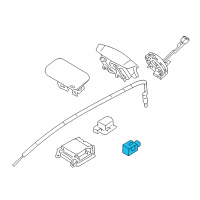 OEM 2010 Hyundai Santa Fe Sensor Assembly-Front Impact Diagram - 95930-2B100