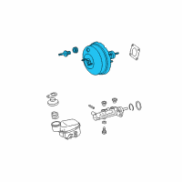 OEM 2012 Toyota Yaris Booster Assembly Diagram - 44610-52800