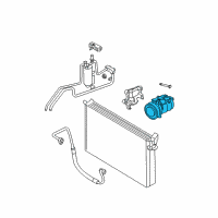 OEM Chrysler Pacifica COMPRES0R-Air Conditioning Diagram - 5005496AI