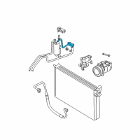 OEM 2004 Chrysler Pacifica Line-A/C Liquid Diagram - 5103432AA