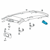 OEM 2021 Lincoln Aviator Courtesy Lamp Diagram - LC5Z-13776-AC