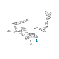 OEM 2006 Toyota Corolla Engine Cradle Bolt Diagram - 90119-A0014