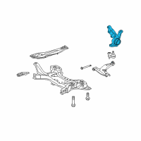 OEM 2011 Toyota Matrix Knuckle Diagram - 43211-02210