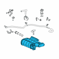 OEM 2021 Honda Ridgeline Set, Canister Assembly Diagram - 17011-TG7-A11
