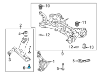 OEM 2022 Kia Seltos Ball Joint Assembly-LWR Diagram - 54530H8000