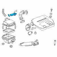 OEM 2014 Chevrolet Cruze Air Mass Sensor Diagram - 12671616