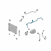 OEM 2011 Lexus RX350 Tube & Accessory Assembly Diagram - 88710-0E040