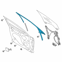 OEM 2013 Lincoln MKZ Run Channel Diagram - FP5Z-5421597-B