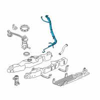 OEM 2006 Ford Explorer Filler Pipe Diagram - 6L2Z-9034-AA