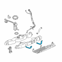 OEM 2007 Mercury Mountaineer Strap Diagram - 6L2Z-9A147-AA