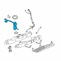 OEM 2006 Ford Explorer Fuel Pump Diagram - 7L2Z-9H307-A