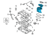 OEM 2020 BMW X3 SUPPLY MODULE Diagram - 16-11-7-214-887