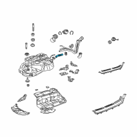 OEM 2009 Lexus RX350 HOSE, FUEL TANK TO F Diagram - 77213-0E011