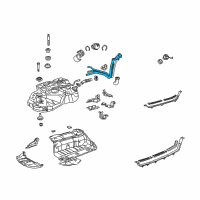 OEM 2005 Toyota Highlander Filler Pipe Diagram - 77210-48130