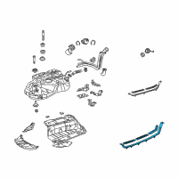 OEM Lexus RX330 Band Sub-Assy, Fuel Tank, NO.1 RH Diagram - 77601-48040