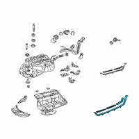 OEM 2007 Toyota Highlander Fuel Tank Strap Diagram - 77601-48040