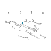 OEM 2012 Chevrolet Caprice Insulator-Steering Gear Diagram - 92198197