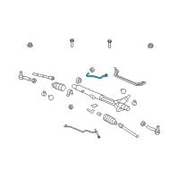 OEM 2009 Pontiac G8 Pipe-Steering Gear Diagram - 92198203