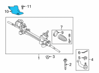 OEM Lexus NX450h+ Radius Heat Shield Diagram - 4531942020