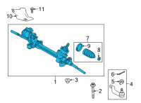 OEM 2022 Lexus NX350h GEAR ASSY, ELECTRIC Diagram - 44250-78020