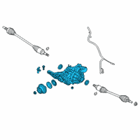 OEM Ford Escape Differential Diagram - K2GZ-4000-K