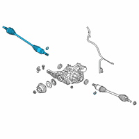 OEM 2022 Ford Escape SHAFT ASY - REAR AXLE Diagram - LX6Z-4K139-A