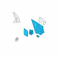 OEM 2005 Ford Five Hundred Mirror Diagram - 6G1Z-17682-C