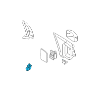 OEM Mercury Mountaineer Mirror Switch Diagram - 4L3Z-17B676-A