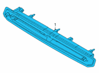OEM 2022 Ford Bronco Sport LAMP ASY - REAR - HIGH MOUNTED Diagram - M1PZ-13A613-A