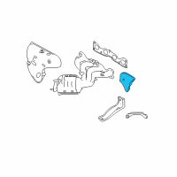 OEM Kia Optima Protector-Heat Lower Diagram - 2852625100