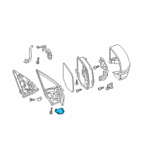 OEM 2014 Acura MDX Cover, Driver Side Base (White Diamond Pearl) Diagram - 76251-TZ5-A01ZE