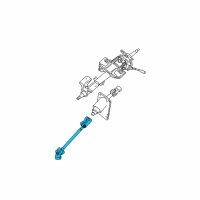 OEM Kia Sorento INTERMED Shaft Assembly Diagram - 564003E110