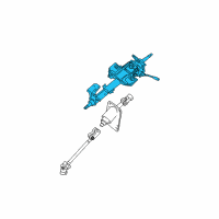 OEM 2005 Kia Sorento Column & Shaft Assembly Diagram - 563003E200