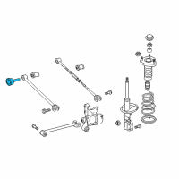 OEM 2014 Toyota Venza Mount Bolt Diagram - 90080-11674