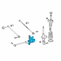 OEM 2007 Lexus RX350 Carrier Sub-Assembly, Rear Diagram - 42305-0E050