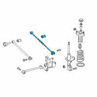 OEM 2011 Toyota Venza Rear Arm Diagram - 48730-48150