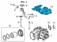 OEM 2022 Toyota Highlander COVER, DIFFERENTIAL Diagram - 41173-48010