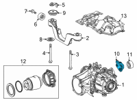 OEM 2022 Toyota Highlander Rear Support Diagram - 52391-0E060
