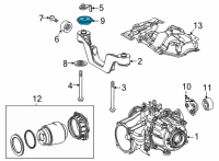 OEM 2021 Toyota Highlander Stopper Diagram - 41653-0E040